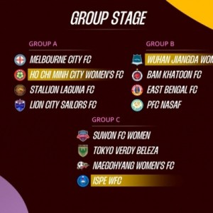 九游登录入口-女足亚冠分组：卫冕冠军武汉女足好签，日韩朝三国球队分在同组